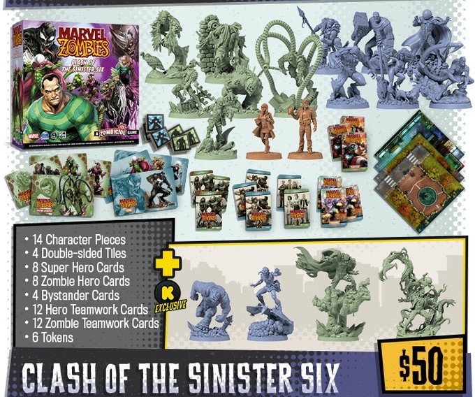 Marvel Zombies - A Zombicide Game - Clash Of The Sinister Six Expansion